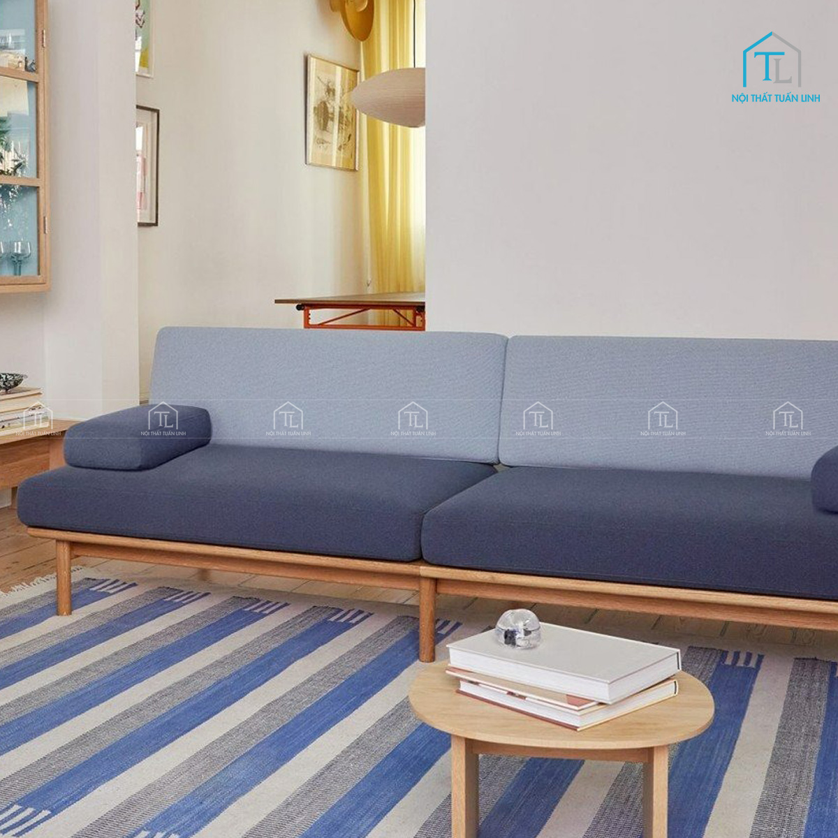 Sofa gỗ giá tốt, bền đẹp cho không gian sống hiện đại