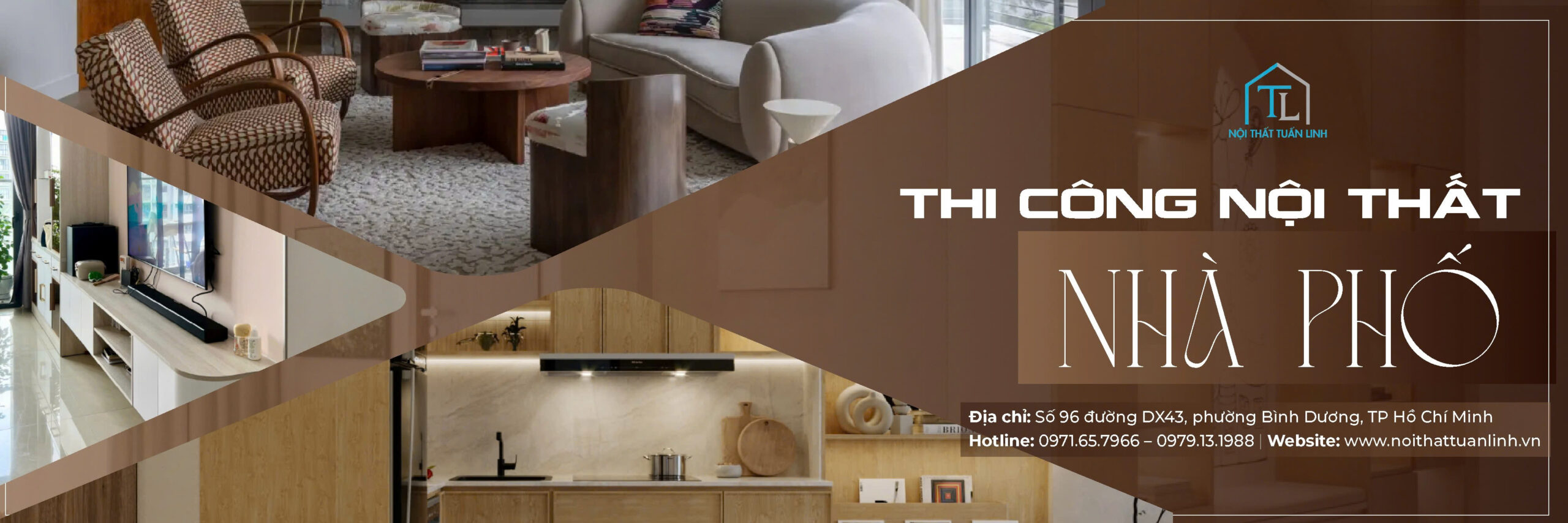 Thiết kế và thi công nội thất phòng bếp tiện nghi, hiện đại, tối ưu không gian