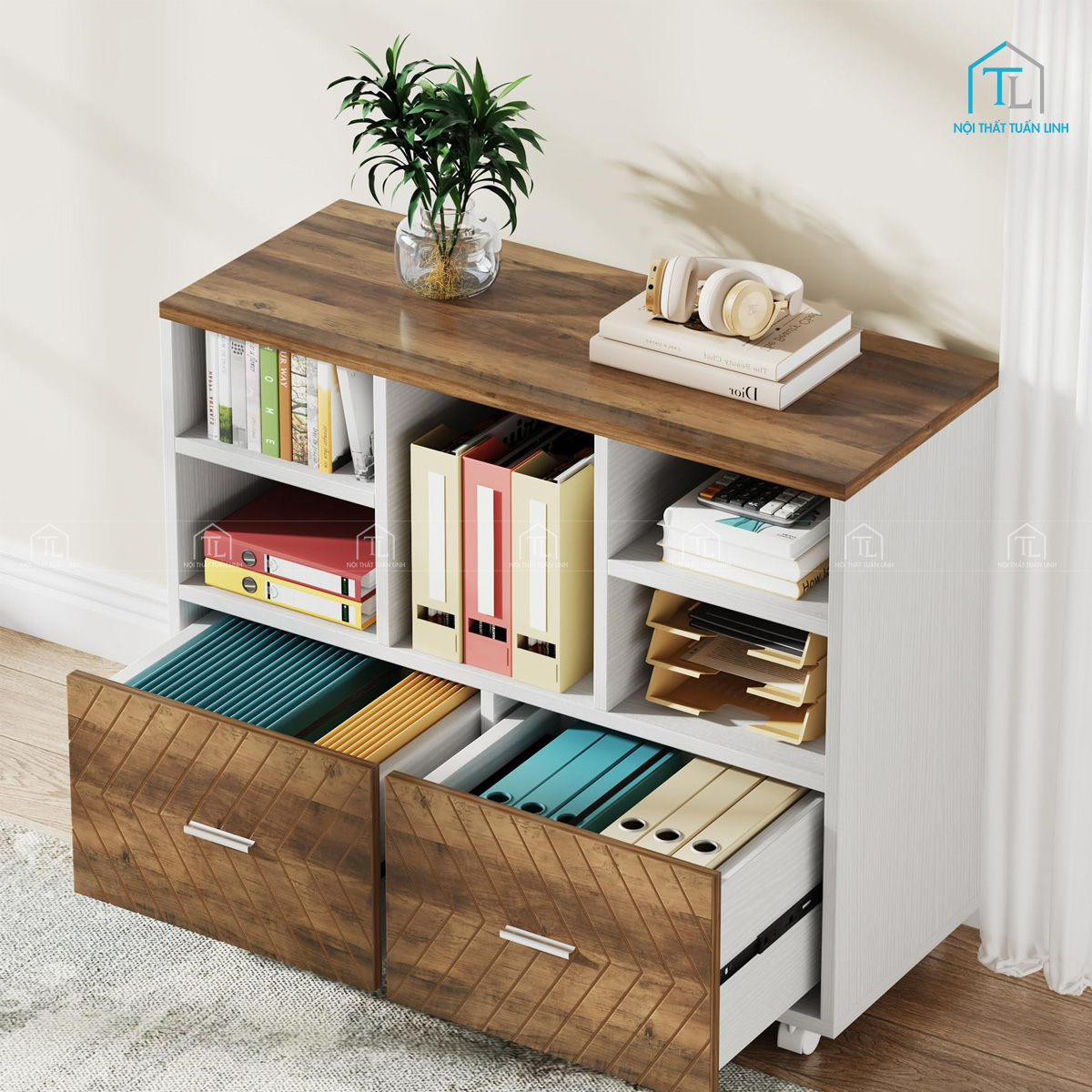 Tủ hồ sơ nhỏ gọn tiện lợi, thiết kế hiện đại cho văn phòng
