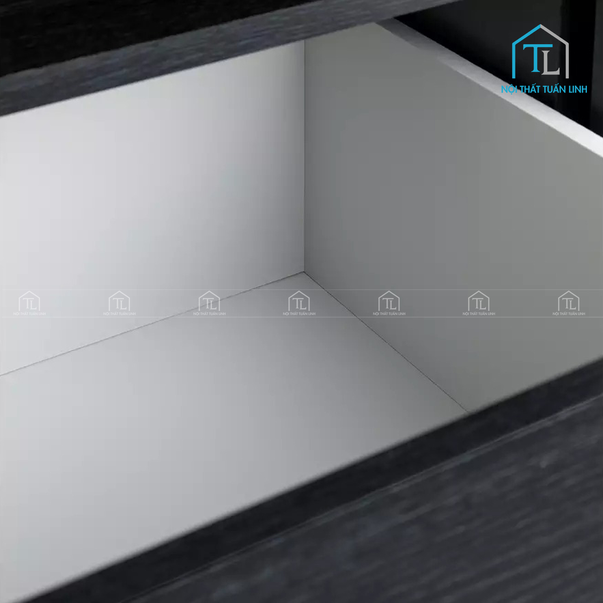 Tủ quần áo 1 cánh cửa lùa gỗ MDF màu đen