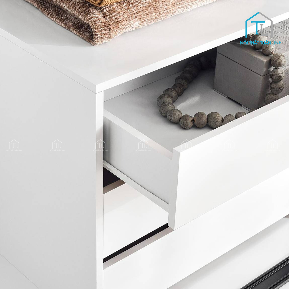 Tủ quần áo 2 cánh cửa lùa gỗ MDF vân gỗ óc chó cao cấp